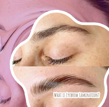 Brow lamination over microblading