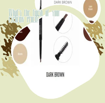 Dark brown eyebrow pencil