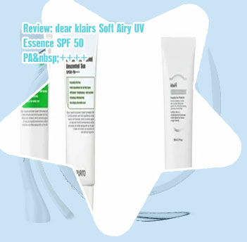 Dear klairs sunscreen