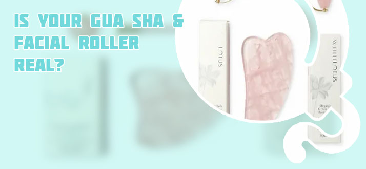 Gua sha real rose quartz