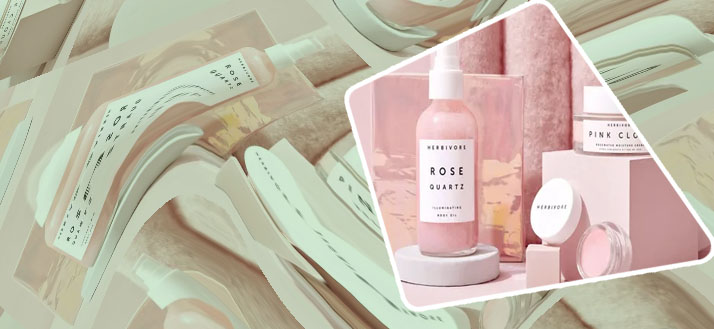 Herbivore botanicals gua sha rose quartz