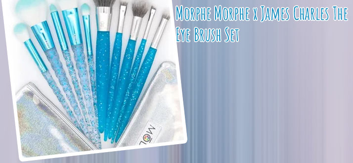 James charles eye brush set