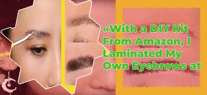 Over processed brow lamination