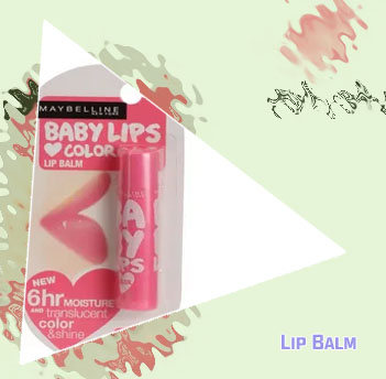 Pink lips balm