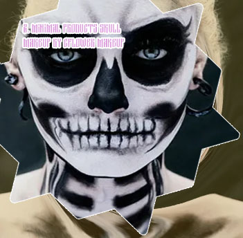 Skull makeup