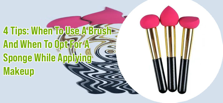 Sponge makeup brush