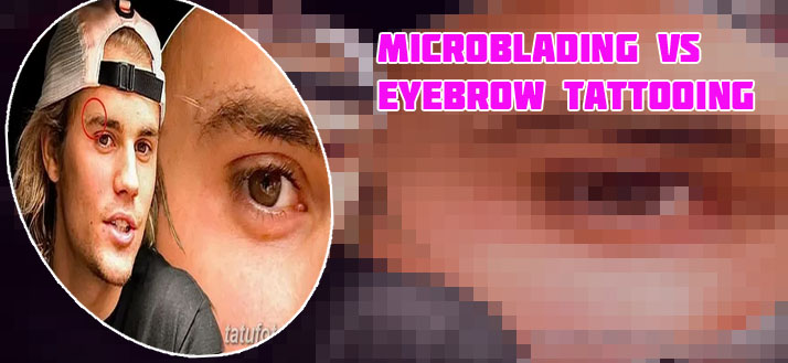 Tattoo over eyebrow