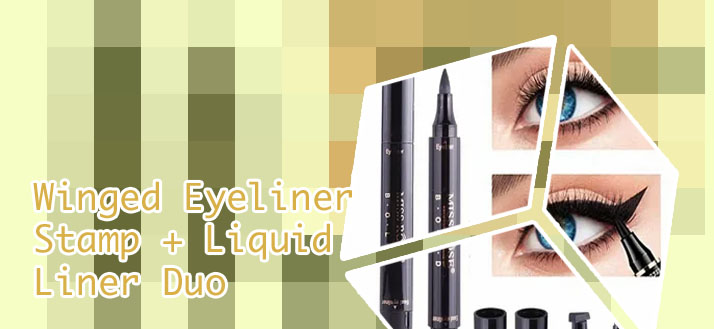 Winged eyeliner stamp